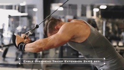 训练|手臂肌肉薄弱,3个动作练厚肱三头肌,臂围轻松突破40厘米