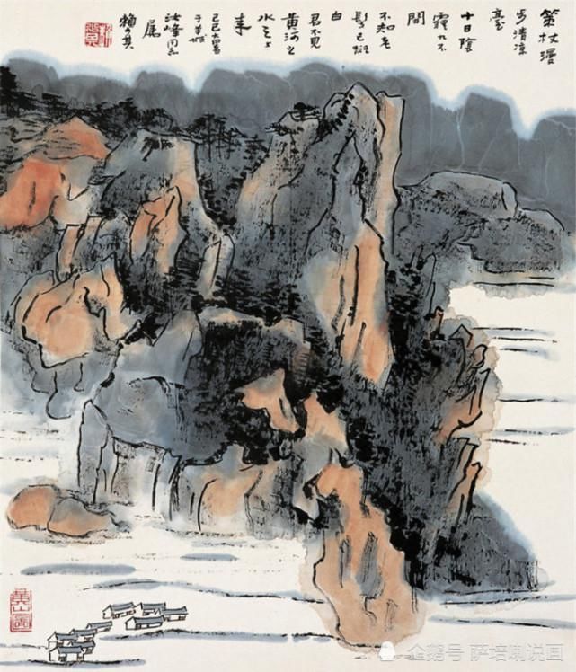 赖少其|淋漓泼墨漫无边,写天写地写心肝,赖少其山水画欣赏