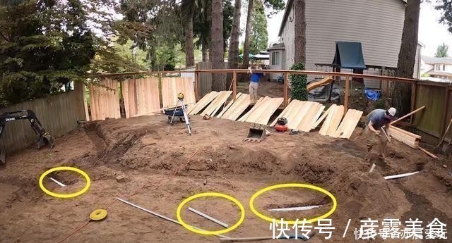 铺石板路砌台阶,荒芜庭院经过10天改造,一半花园一半休闲