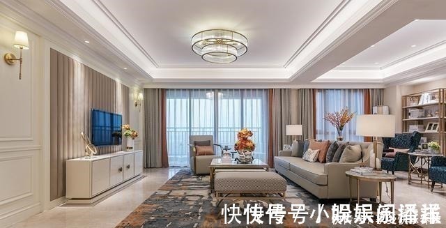 简欧|260㎡简欧大平层,装修效果比别墅还大气,每1㎡都散发着高级!
