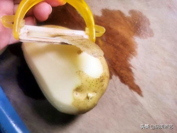 刨刀替代拙劣刀工,炒出脆口透明的土豆片我看行