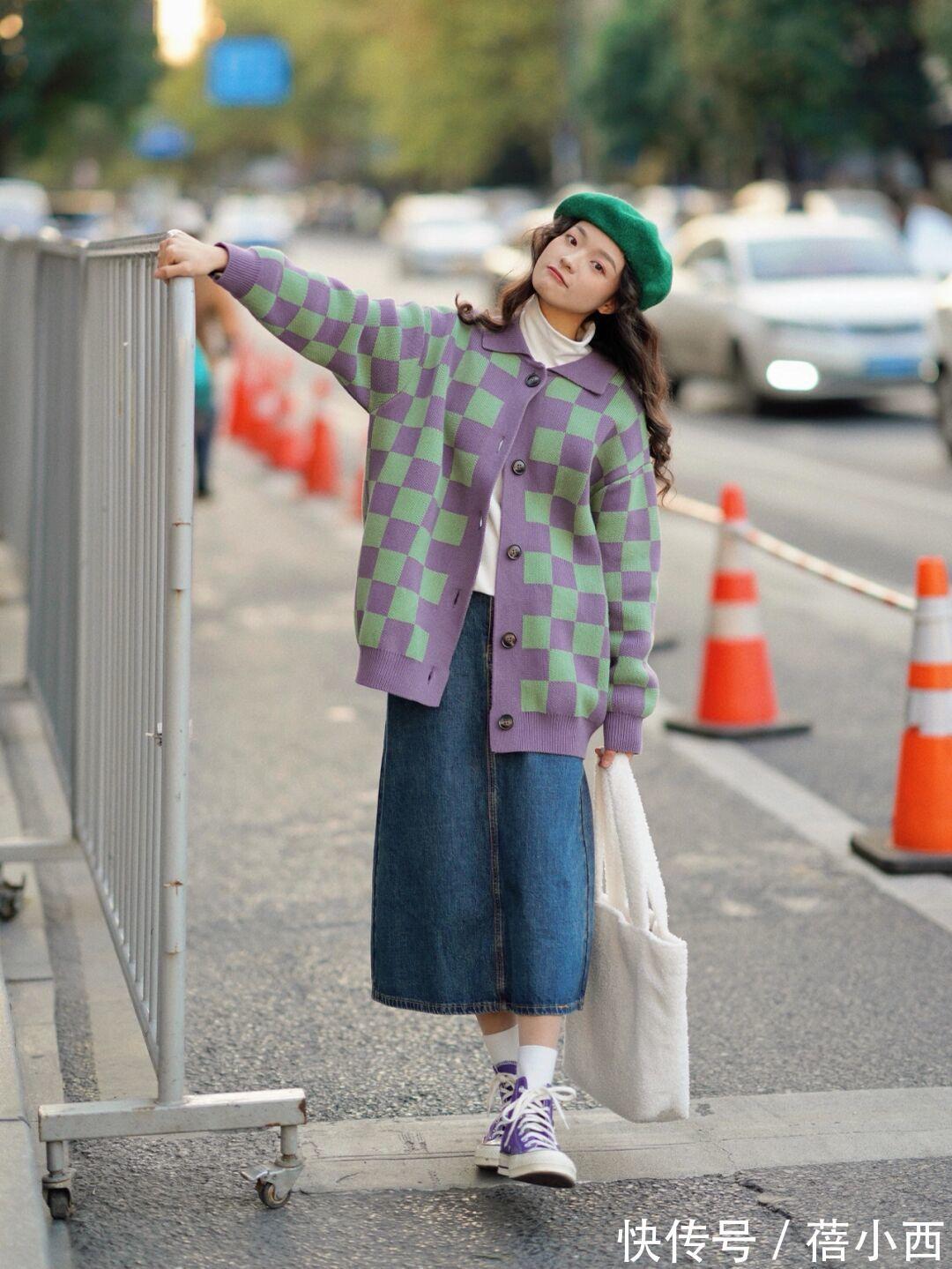 搭配 优雅又时髦的女人,衣橱里一定有“开衫”,搭配半身裙裤子很高级