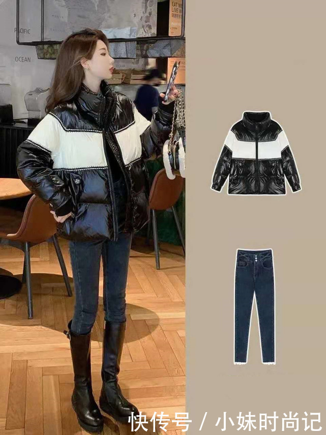 搭配|对色彩不够敏感担心出街尴尬,羽绒服一黑到底,给你温度与风度