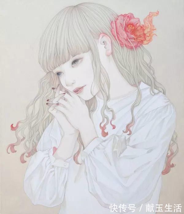 铅笔#她的铅笔插画,画出每个女孩的心声,美到让人陶醉~