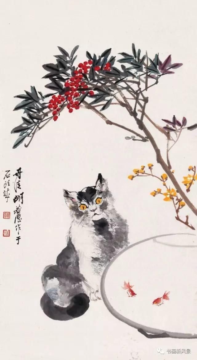 工笔|胡若思不仅山水画得好，花鸟也醉人