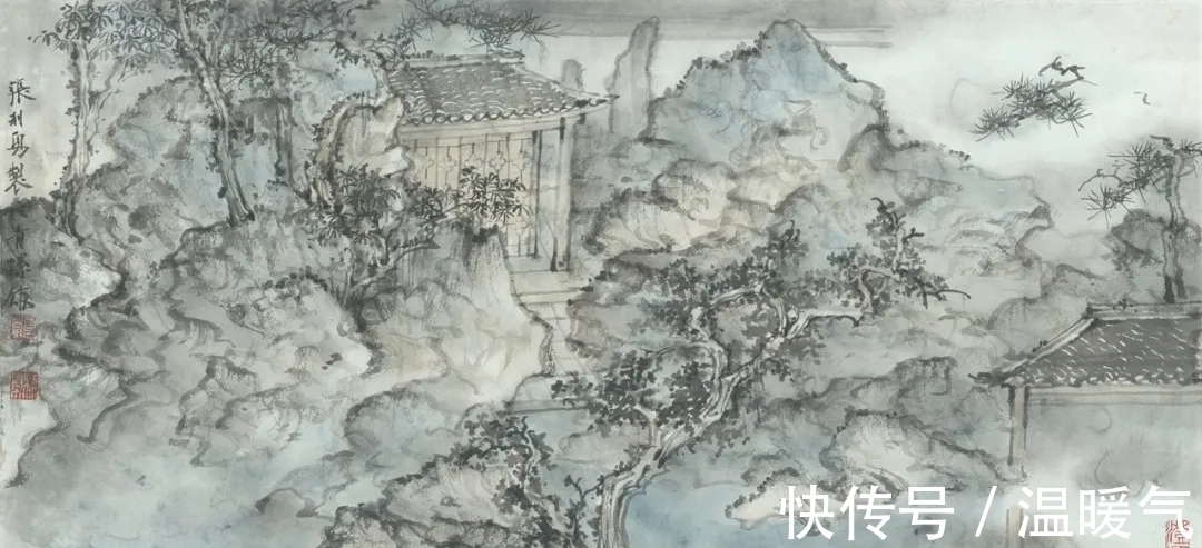 张利勇#江苏省国画院|南北兼容,张利勇山水画