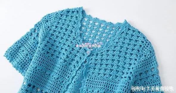 开衫|钩针编织镂空花样开衫,姐妹们喜欢的不要错过了哦,有教程