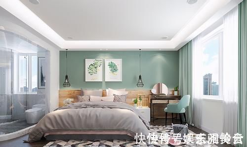 主色调|100平现代风极简家,浅色系混搭设计,让整个内景充满浪漫气息