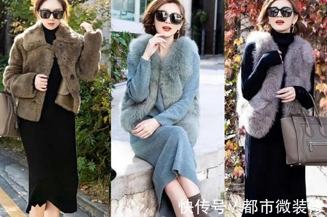 针织连衣裙 秋季温柔轻熟风穿搭示范,甜暖雅致,轻松打造精致女神范!