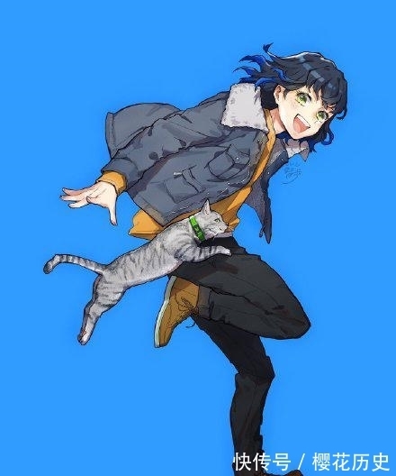 鬼灭之刃|《鬼灭》联动猫咪主题,花江夏树的猫也有出境?谁的猫咪更可爱?