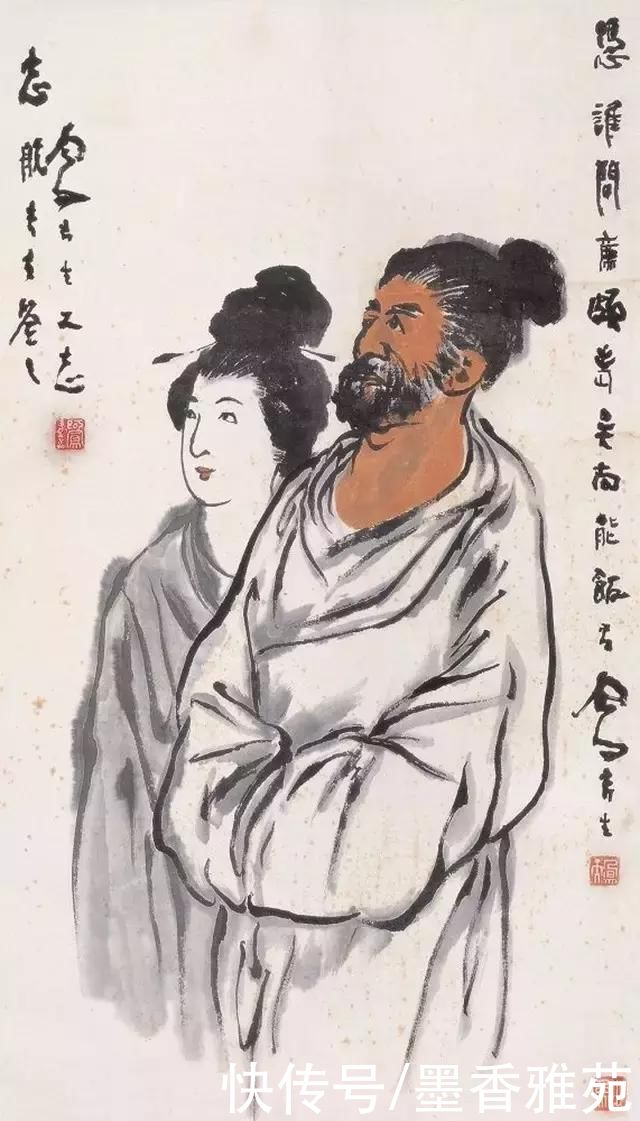 巨匠|百年巨匠吕凤子高清国画作品欣赏