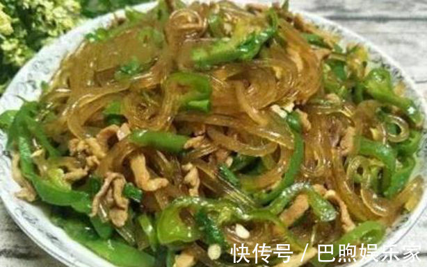 荷兰豆|美食看看粉条辣椒肉丝，茶树菇炒荷兰豆，芒果酱炒虾，百合炒肉