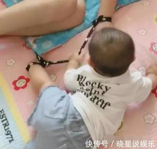 孩子|宝妈去买菜，让爸爸带孩子，回来看到孩子笑抽了，网友宝爸机智