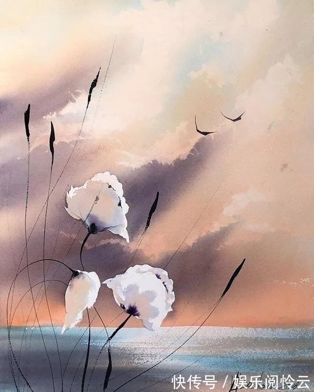 屏保$充满仙气的水彩画,每一张都可以用来做屏保!