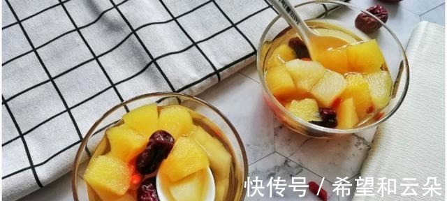 甜汤|干燥咳嗽就来喝这个，加上苹果效果更加好，简单好制作！