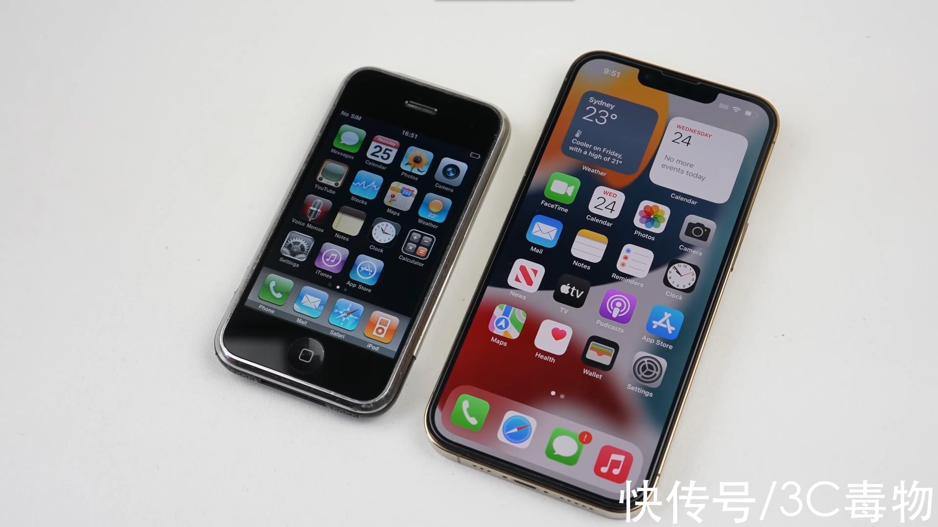 元器件|初代iPhone和iPhone13Pro拆机对比，苹果这14年的变化真大