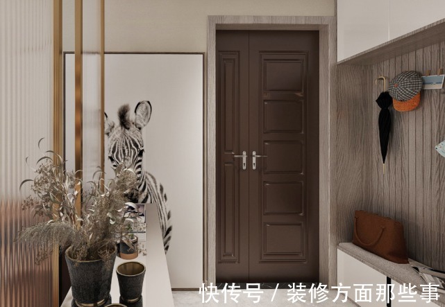 灰粽色|81平现代三房设计， 优雅大气且浪漫纯净