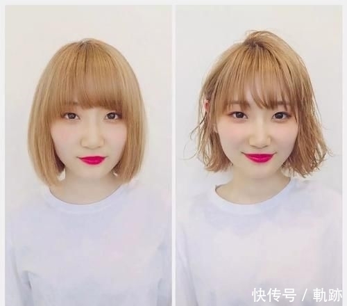 日本发型师分享“刘海小脸术”有了刘海的小姐姐,原来这么美