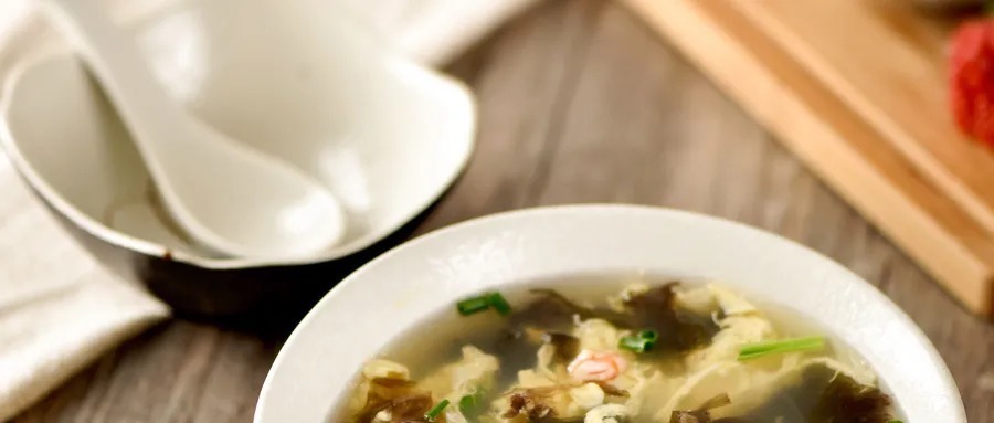 虾皮|糖尿病食谱-紫菜蛋花汤—世一堂肽