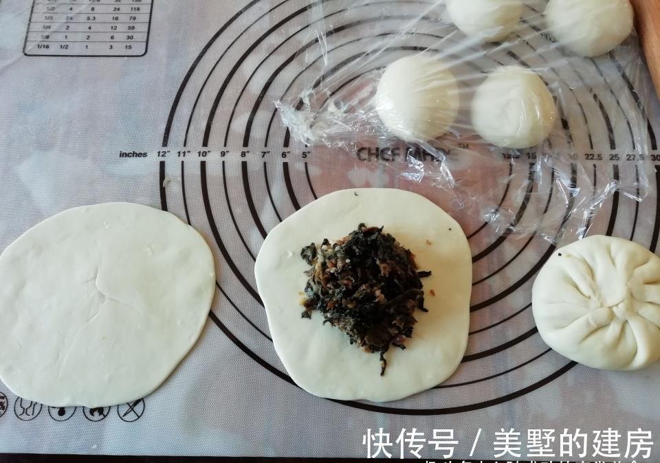 猪油|自从学会做梅干菜肉饼,我家一周吃3次,又香又脆,放凉了也不硬