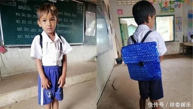 孩子没钱买书包,爸爸连夜编织尼龙书包,第二天孩子成班级亮点