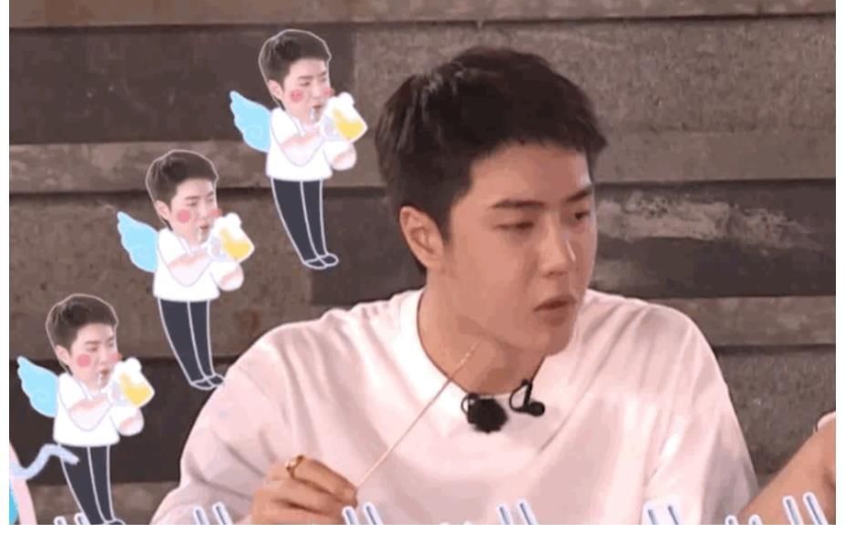 钱枫|王一博节目中撸串,表情一脸认真,吃饱后还被钱枫摸了摸肚子