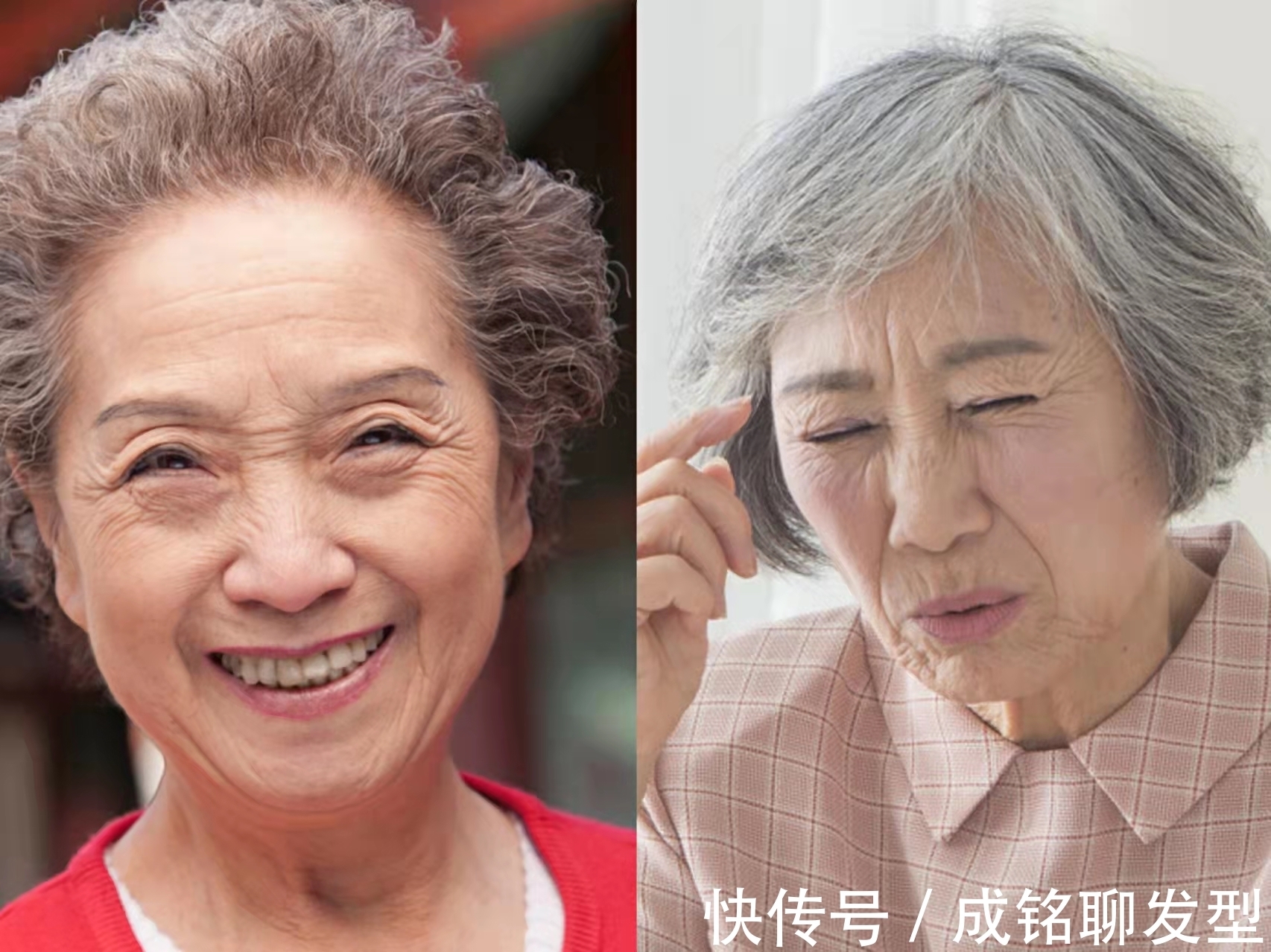 白发|这才是最适合老年人的卷发,蓬松饱满又显发量多,简单随意又实用