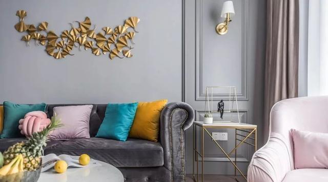 收纳|120平轻奢风三居，充满活力和温馨的婚房设计