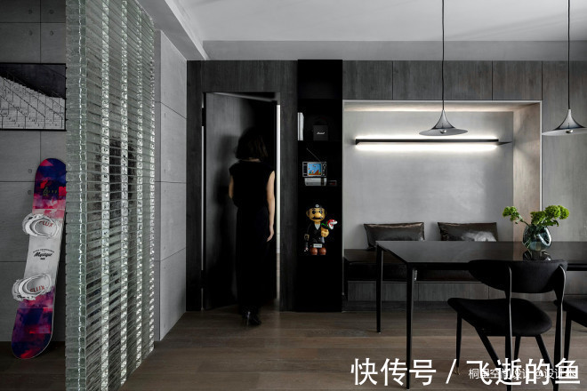 客厅|摩登玩味-新青年的现代酷宅