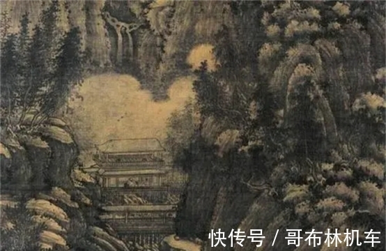 晴峦萧寺图|宋代山水画点景建筑萧寺，与秋景、冬景“萧寺图”造境