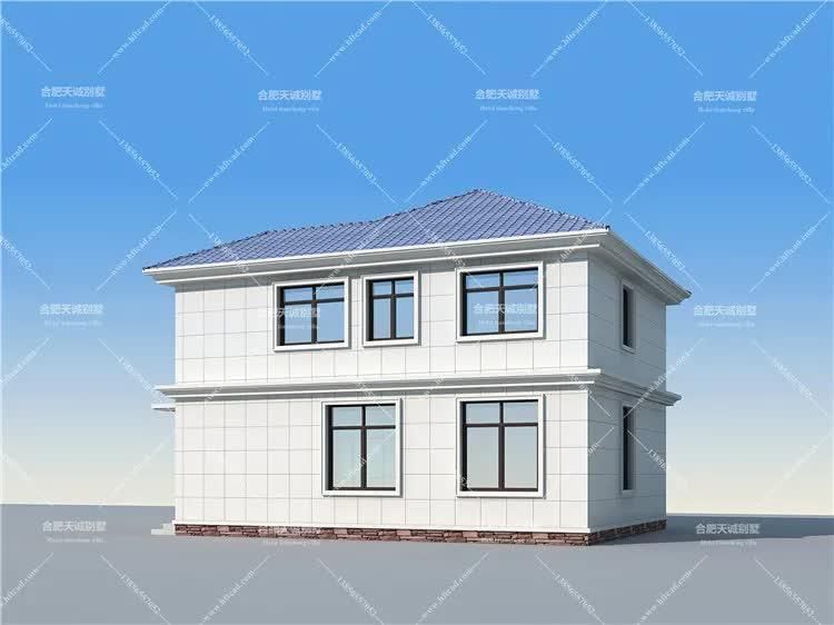 二层|两款占地90平左右二层别墅,造价20来万,农村人人都盖得起