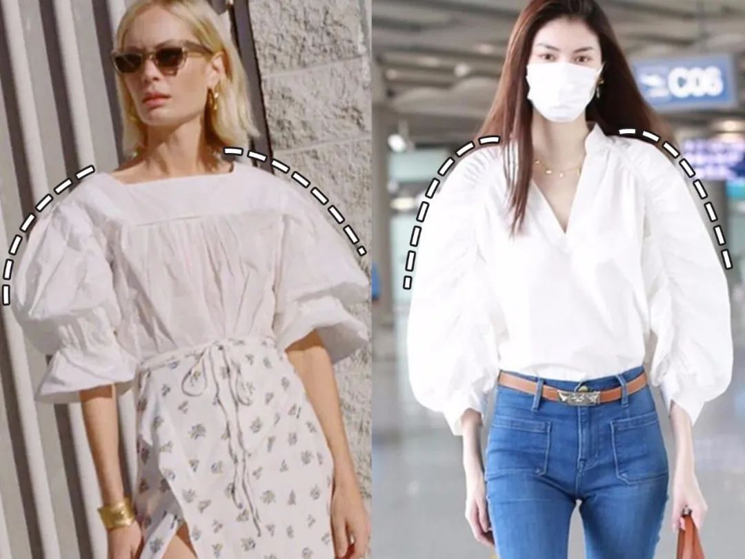 上半身|今年“泡泡裙”也太火了！选款选得好，气质显瘦少不了