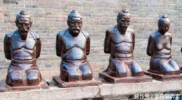 名将|岳飞墓前跪4人，他们3人罪有应得，为何还有抗金名将张俊？
