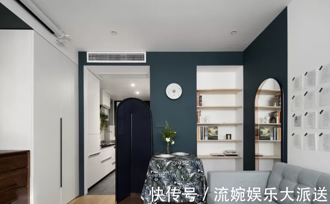 大户型|小户型要这么装,24㎡玄关秒变厨房和洗衣房,收纳翻倍方便实用!
