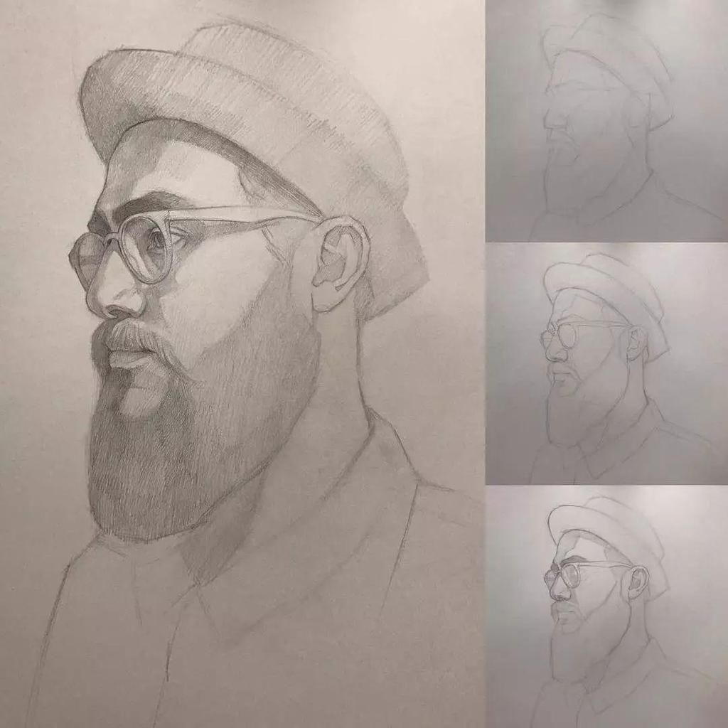 三庭五眼&学画画这么久了,结构还不会,戳这里,一定让你少走很多弯路