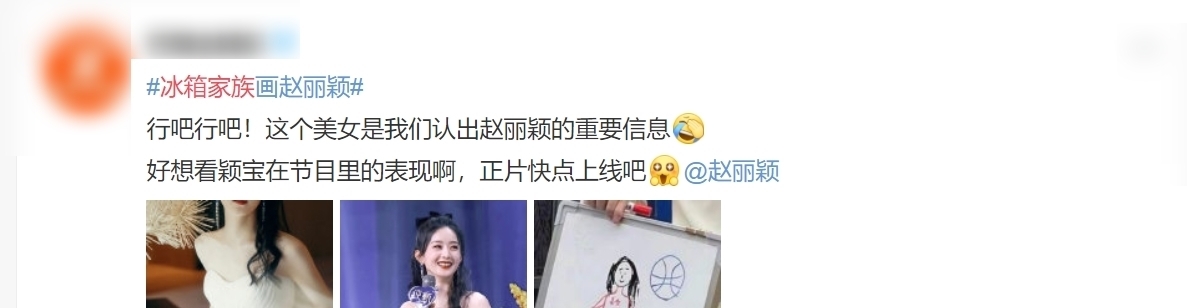 赵丽颖|何炅用笔画赵丽颖,看清图上的细节,难怪粉丝能一眼认出