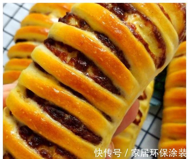 毛毛虫|在家做毛毛虫面包，没有一点添加剂，小朋友最喜欢，真是好吃极了