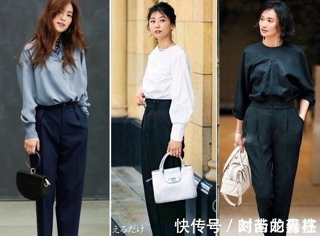 白裤子 秋天把黑色穿好,就是一种高级,这些聪明的穿搭技巧,照着穿好美