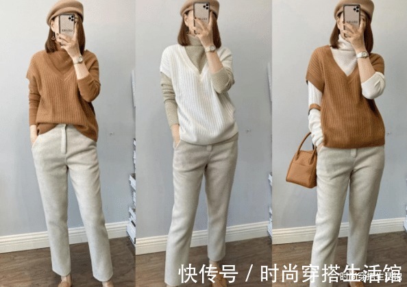 裤子|天凉了,裙子收起来吧!今年流行“薄外套+裤子”,保暖还显气质