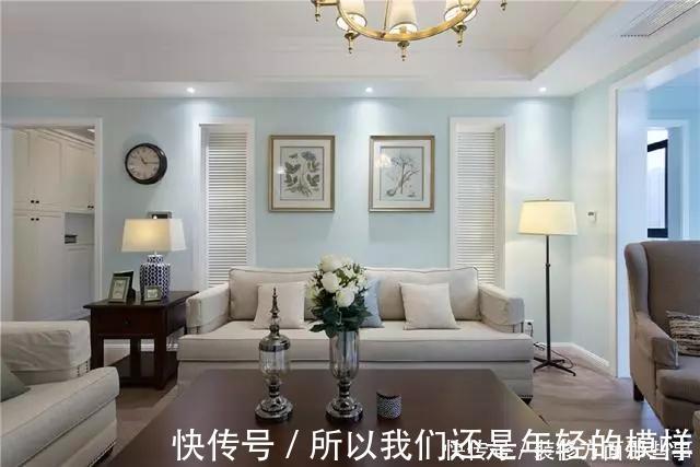 简美式|简美式三室两厅,客厅厨房餐厅呈开放式，全屋时尚、敞亮、大气!