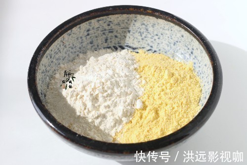 粗粮|不用早起也能吃到,粗粮发面早餐饼,加点菜叶如此煎,味道真是好