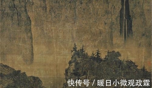 溪山行旅图|一幅画困扰专家900年，无意间因阳光的照射，专家隐约看到了2个字