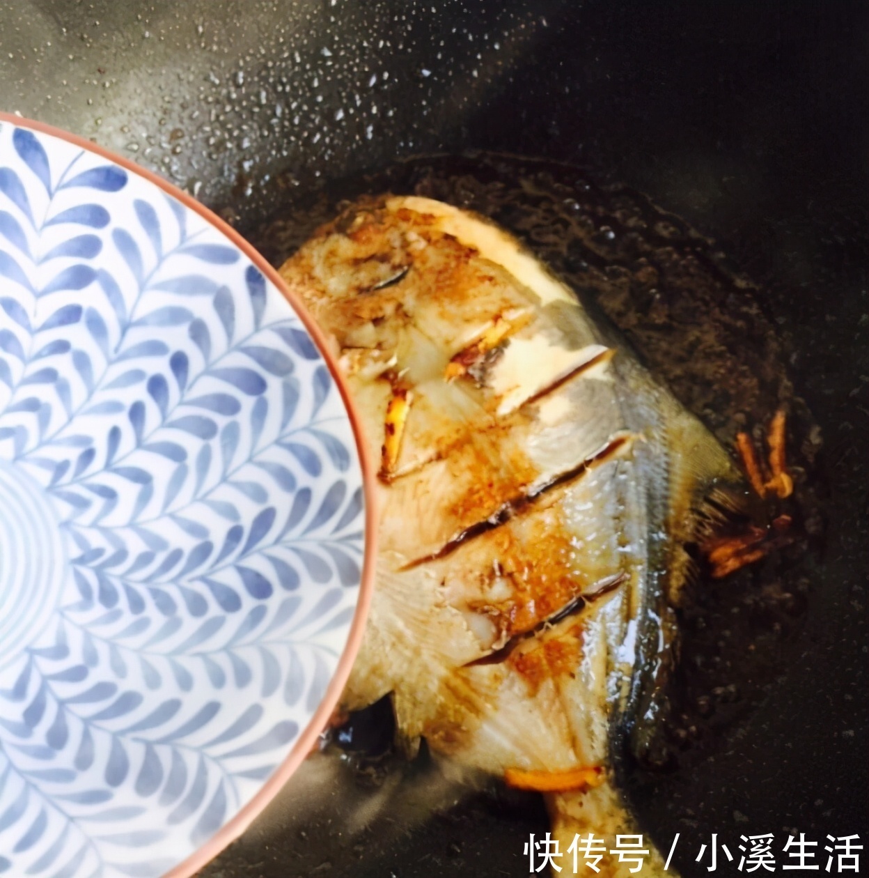 屋香|家庭版红烧鲳鱼,味道鲜美,制作简单,出锅满屋香