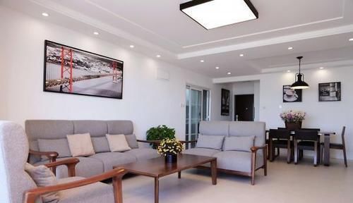 客厅|新房装修花了3个月，通风半年， 简单的客厅很有味道！