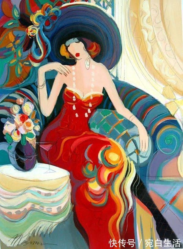 isaac maimon！以色列艺术家人体油画中的女郎，优雅而迷人