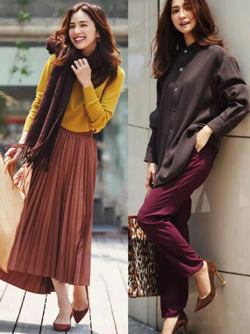 解锁棕色系高级穿搭，2个技巧学到手，出街就有回头率