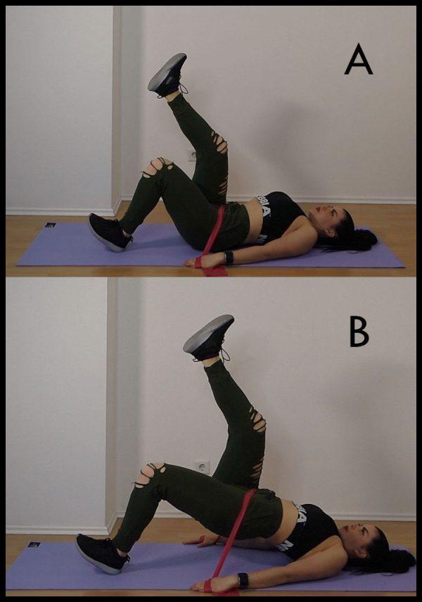 左腿|5个臀部肌肉训练动作,每天9分钟打造更大和更圆臀肌,饱满翘圆臀