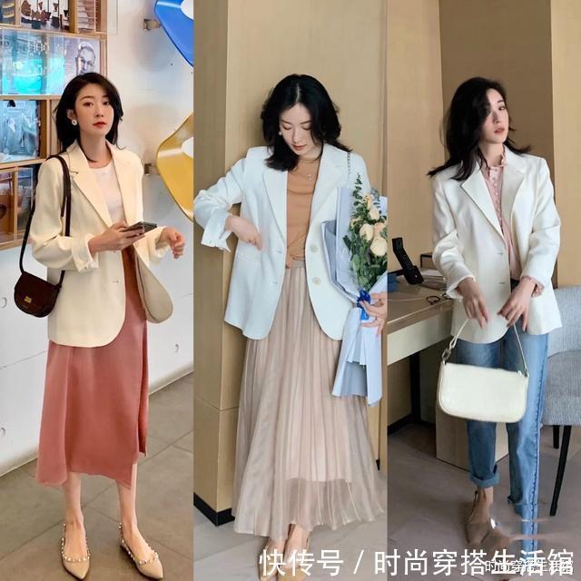 场合|西装下面不一定配西装裤,学这位博主的“高级”穿法,时髦又显瘦