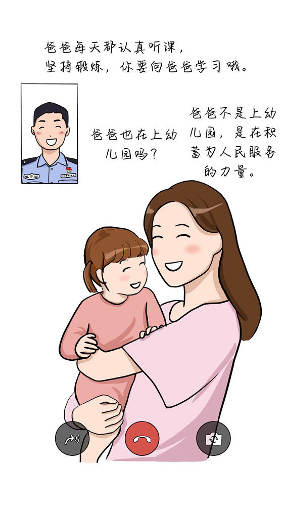 民警|董家口出入境边防检查站:可爱漫画展民警战“疫”风采