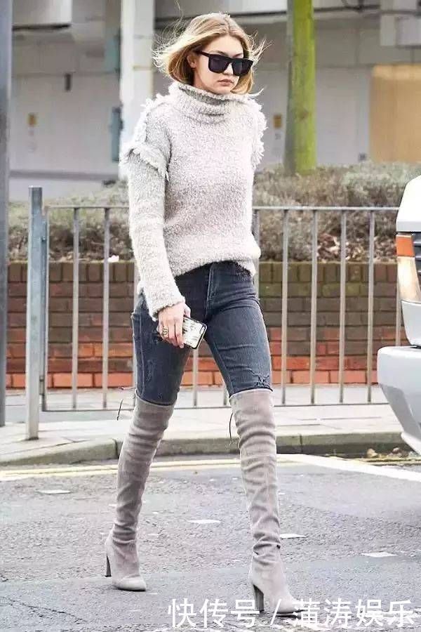 脖子短不能穿高领7种不同搭法教给你,内搭有它就够了